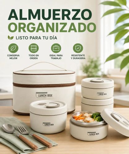 Lunch Box Térmica de Acero Inoxidable
