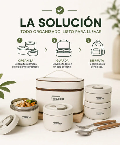 Lunch Box Térmica de Acero Inoxidable
