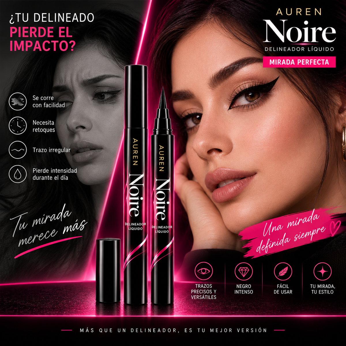 AUREN NOIRE: QUE TU DELINEADO NO TE ABANDONE.