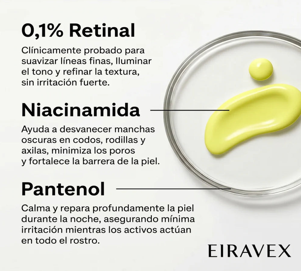EIRAVEX Retinal Shot – Reduce Arrugas y Reafirma tu Piel